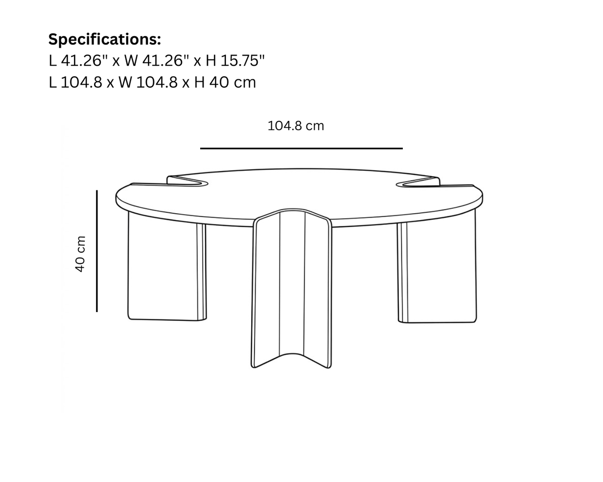 Fold Center Table