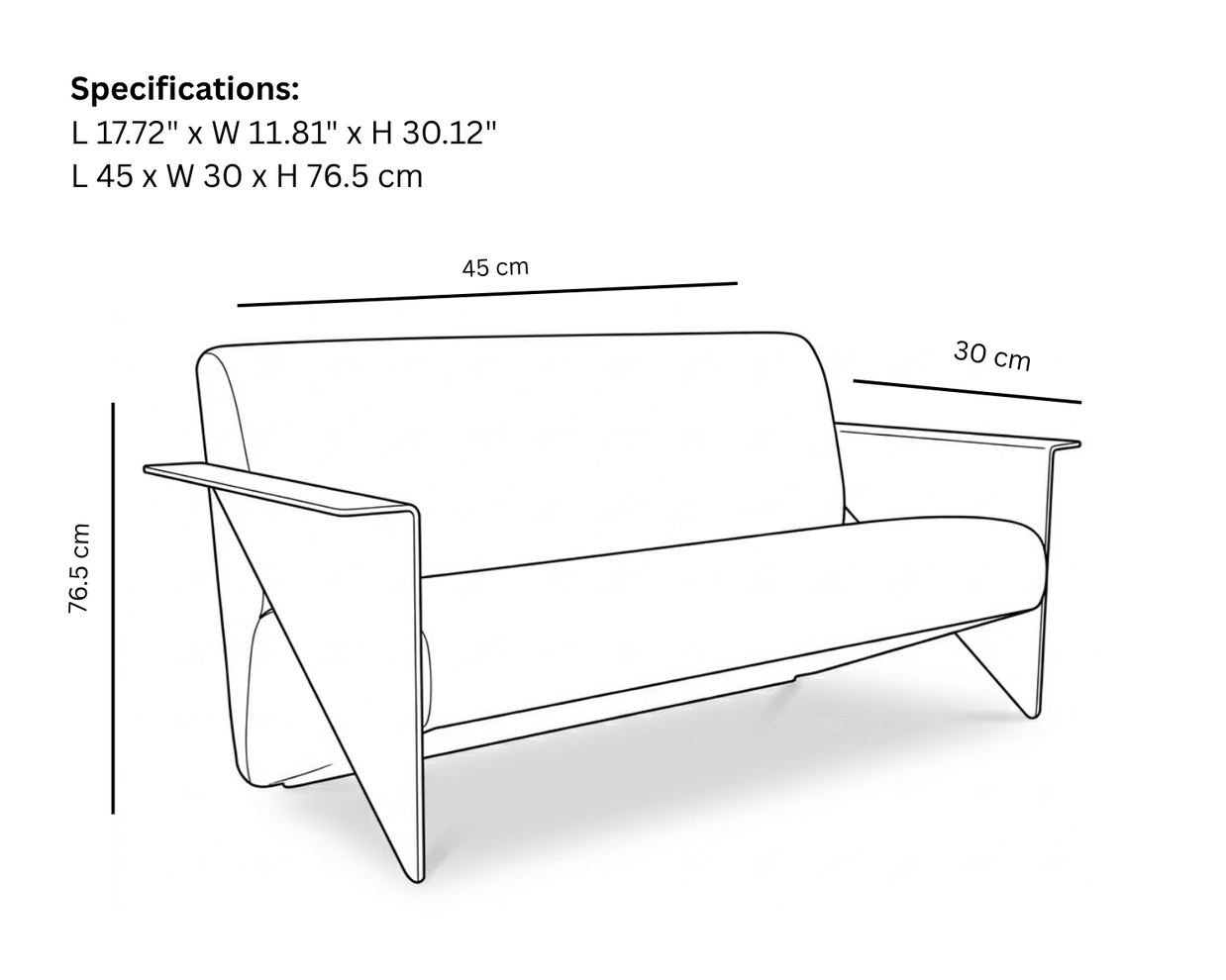 Fold 3 Seater Sofa
