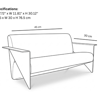 Fold 3 Seater Sofa