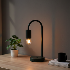 BSE108 Table Lamp - The Black Steel