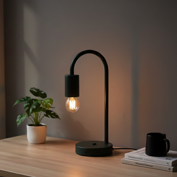BSE108 Table Lamp - The Black Steel