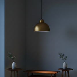 BSE127 Gilded Dome 12inch Pendant Lights