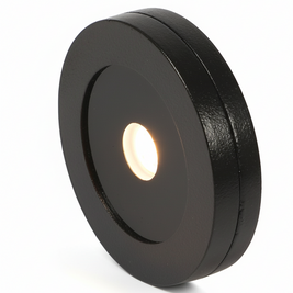 AL107 Black Round LED Surface Cabinet Puck Light
