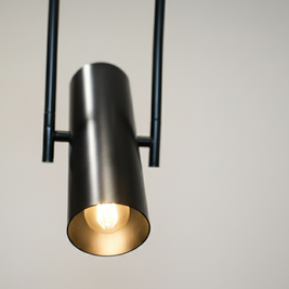 CLH183 The Focus Spot Pendant Light - The Black Steel