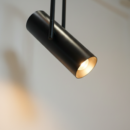 CLH183 The Focus Spot Pendant Light - The Black Steel