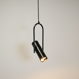 CLH183 The Focus Spot Pendant Light - The Black Steel