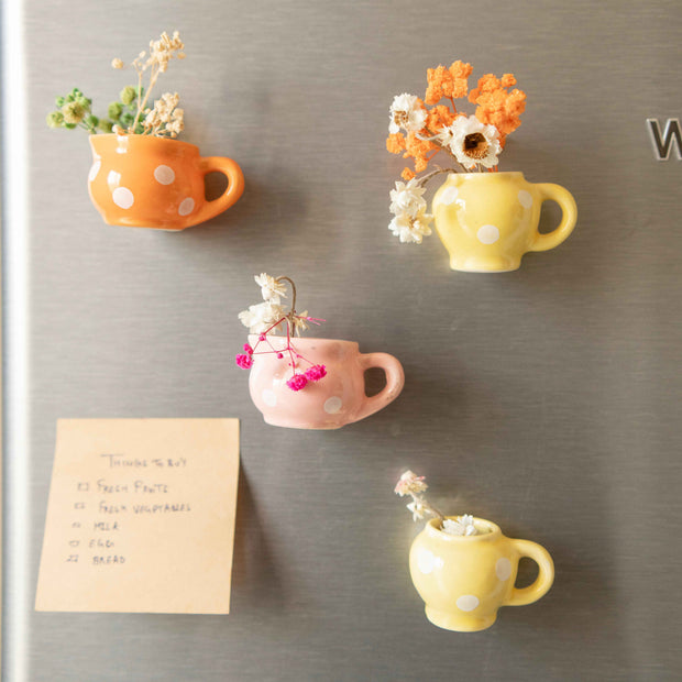 Sip & Stick Porcelain Fridge Magnets (Set of 2)