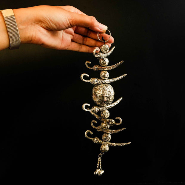 Nazar Battu German Silver | Evil Eye Hanging Decor
