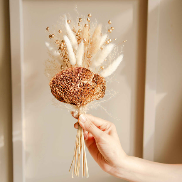 Tiny Timeless Dried Flower Bunch | Mini Vase Decor Flowers