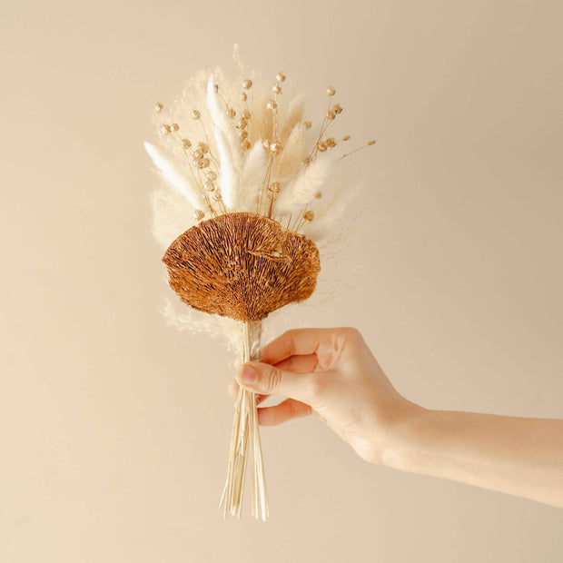 Tiny Timeless Dried Flower Bunch | Mini Vase Decor Flowers