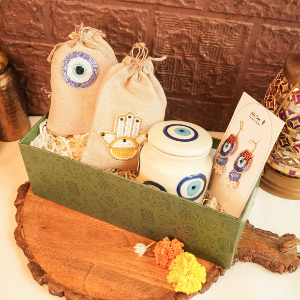 Evil Eye Diwali Gift Box – Premium Diwali Gift Hamper with Evil Eye Protection Charm