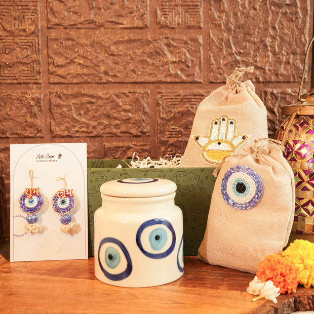 Evil Eye Diwali Gift Box – Premium Diwali Gift Hamper with Evil Eye Protection Charm