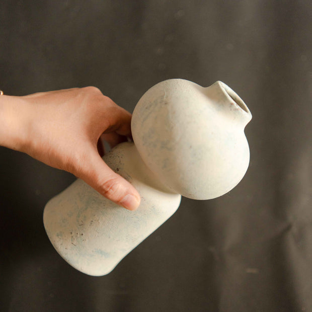Aqua Heritage Porcelain Vase | Luxury Home Décor