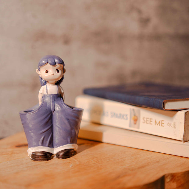 Glam Desk Stand | Stylish Resin Desk Decor for Home & Office