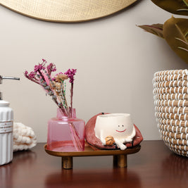 Blush Aroma Diffuser Garden | Reed Diffuser Gift Set with Dried Flowers - https://artecasa.in/