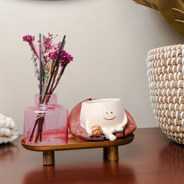 Blush Aroma Diffuser Garden | Reed Diffuser Gift Set with Dried Flowers - https://artecasa.in/