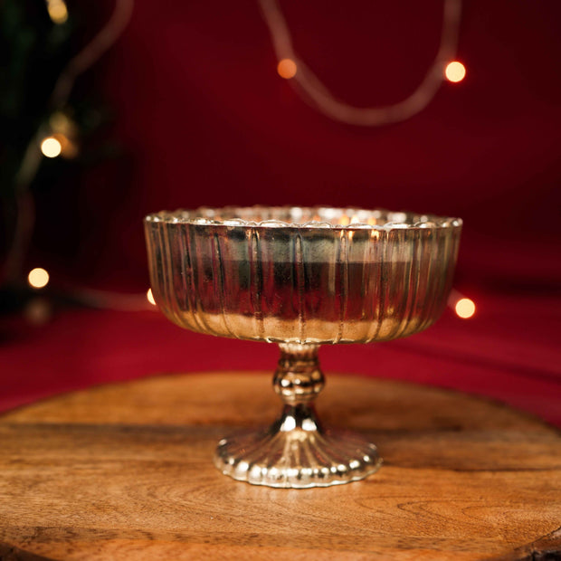 Silver Aura Candle | Elegant Tea Light House Décor