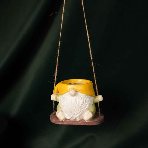 Santa Pot of Joy – Christmas Santa Planter Pot | Festive Decorative Planter for Home Decor | Cute Santa Face Plant Pot (Set of 1)