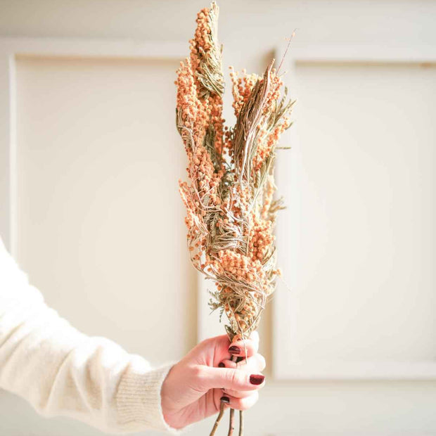 Dried Mimosa Flower Bunch for Home Décor