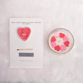 Eternal Flame Heart Candle – Romantic Valentine Candle | Artecasa
