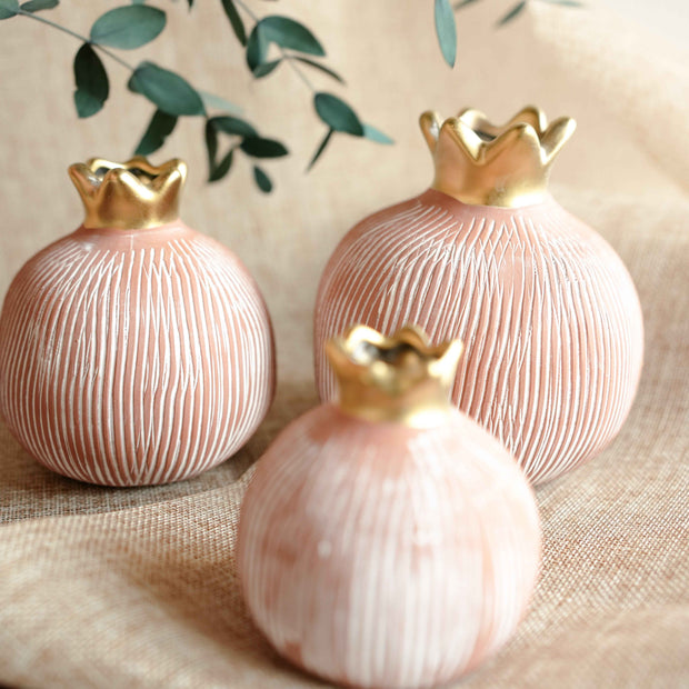 Pomegranate Jewel Vase Large | Luxury Decor – ArteCasa