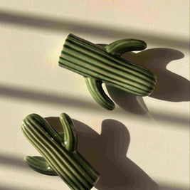 Salt and pepper shakers, cactus shakers, tableware trinket, dopamine decor, quirky shakers