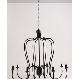 Black villa chandelier