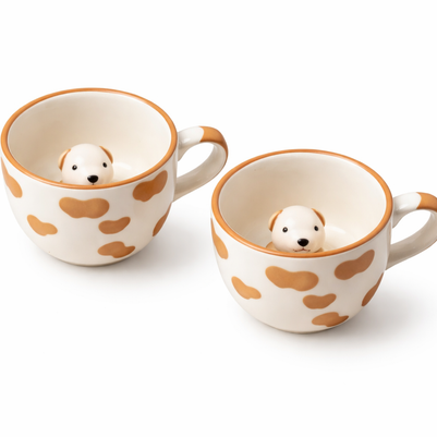 Doggo Mug | Cute Dog Ceramic Mug | Aesthetic Coffee Cup - https://artecasa.in/