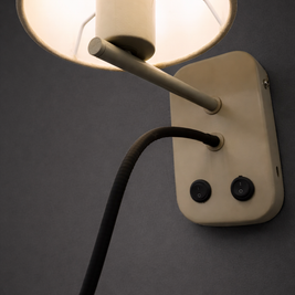CWS230 Dual Glow Beige Sconce - The Black Steel