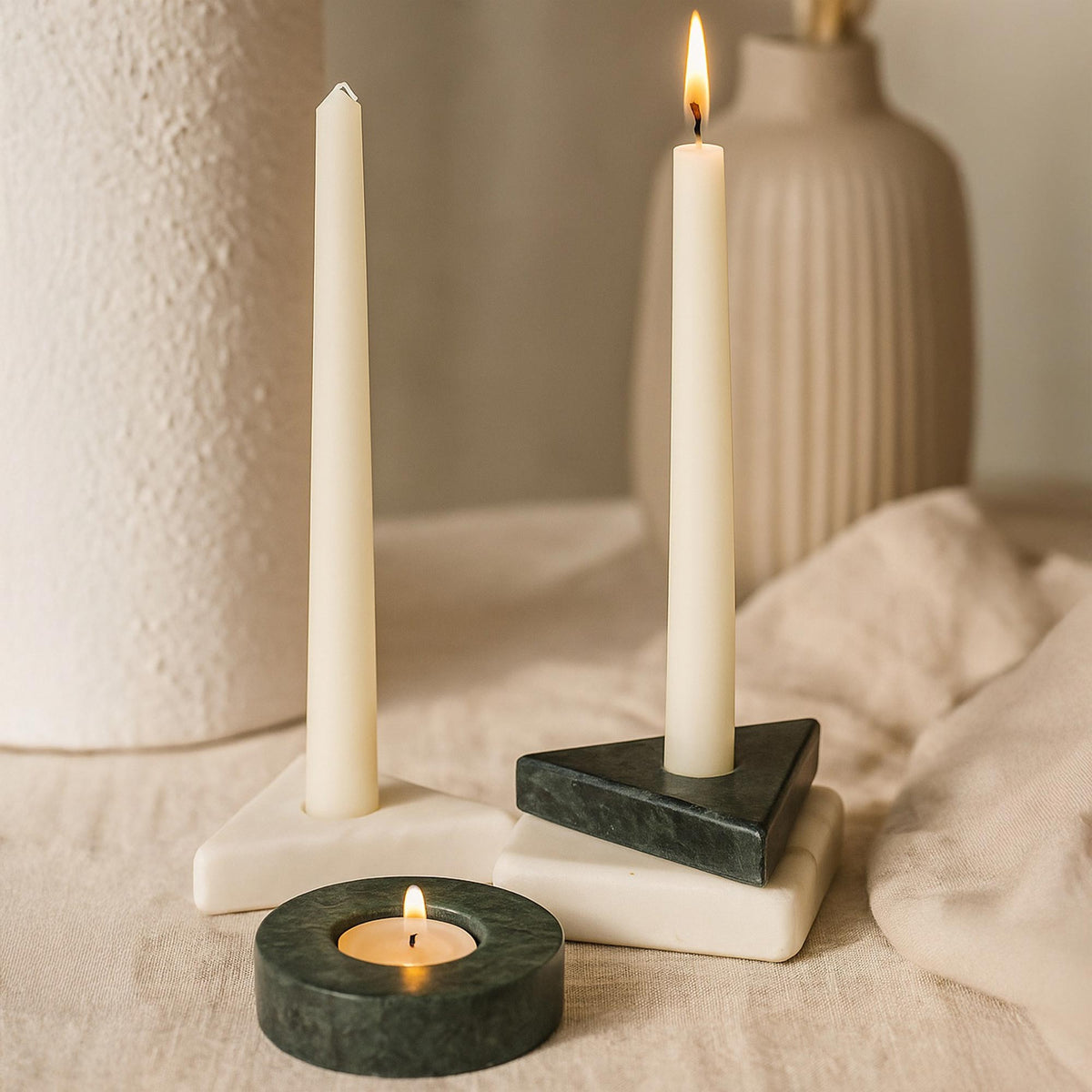 Marble Candle Holder