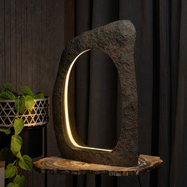 Hollow Boulder Lamp