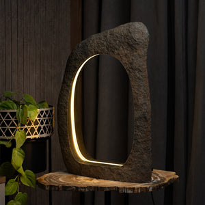Hollow Boulder Lamp
