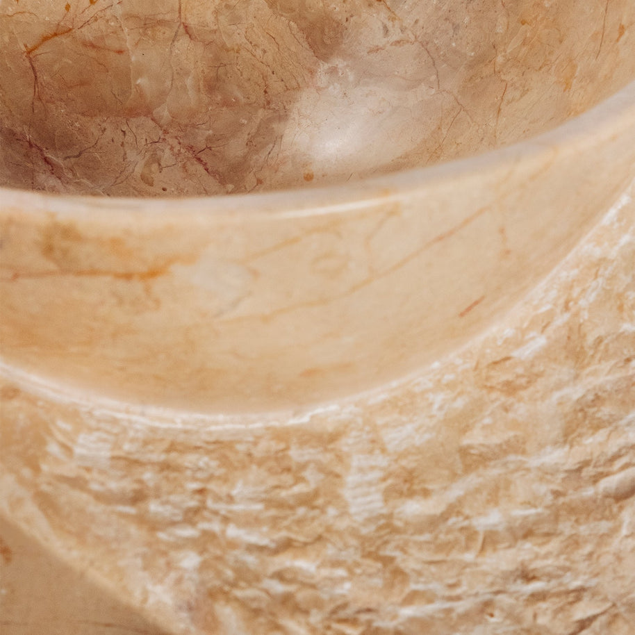 Sculpted Marble Sink