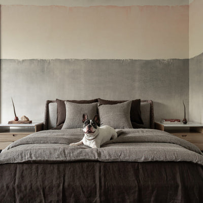 Wren waffle duvet cover set