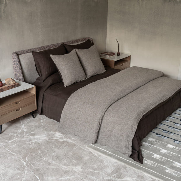 Wren waffle duvet cover set