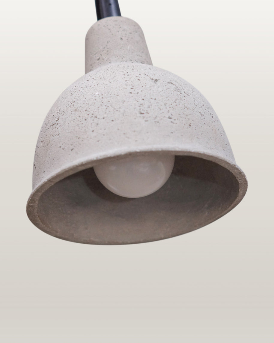 Industrial Movable Wall Light with Concrete Shade
