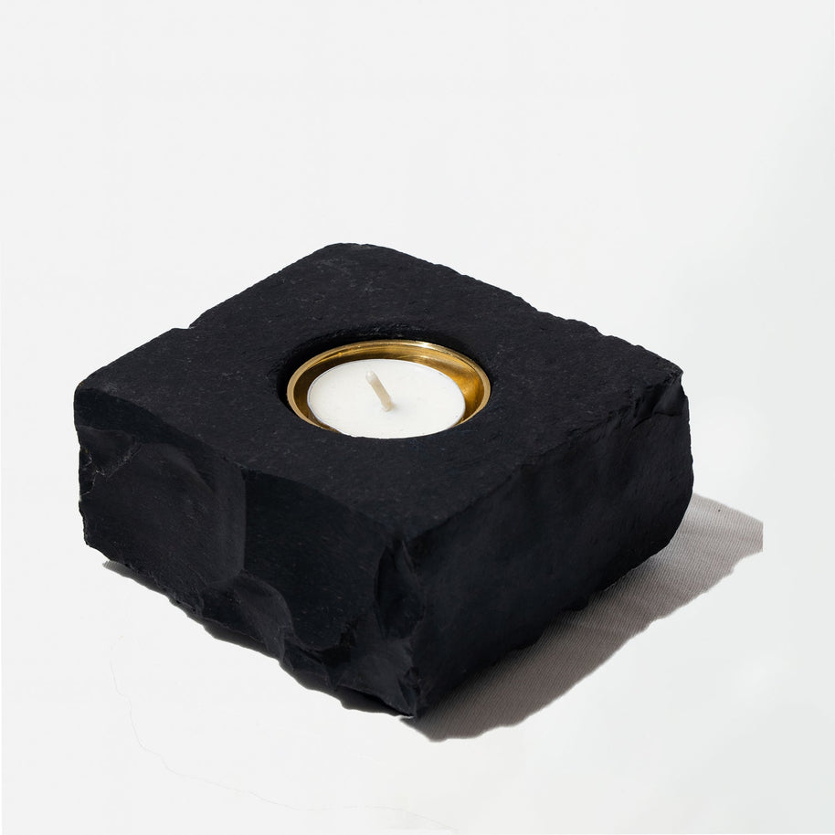 Slate Square Tealight Holder