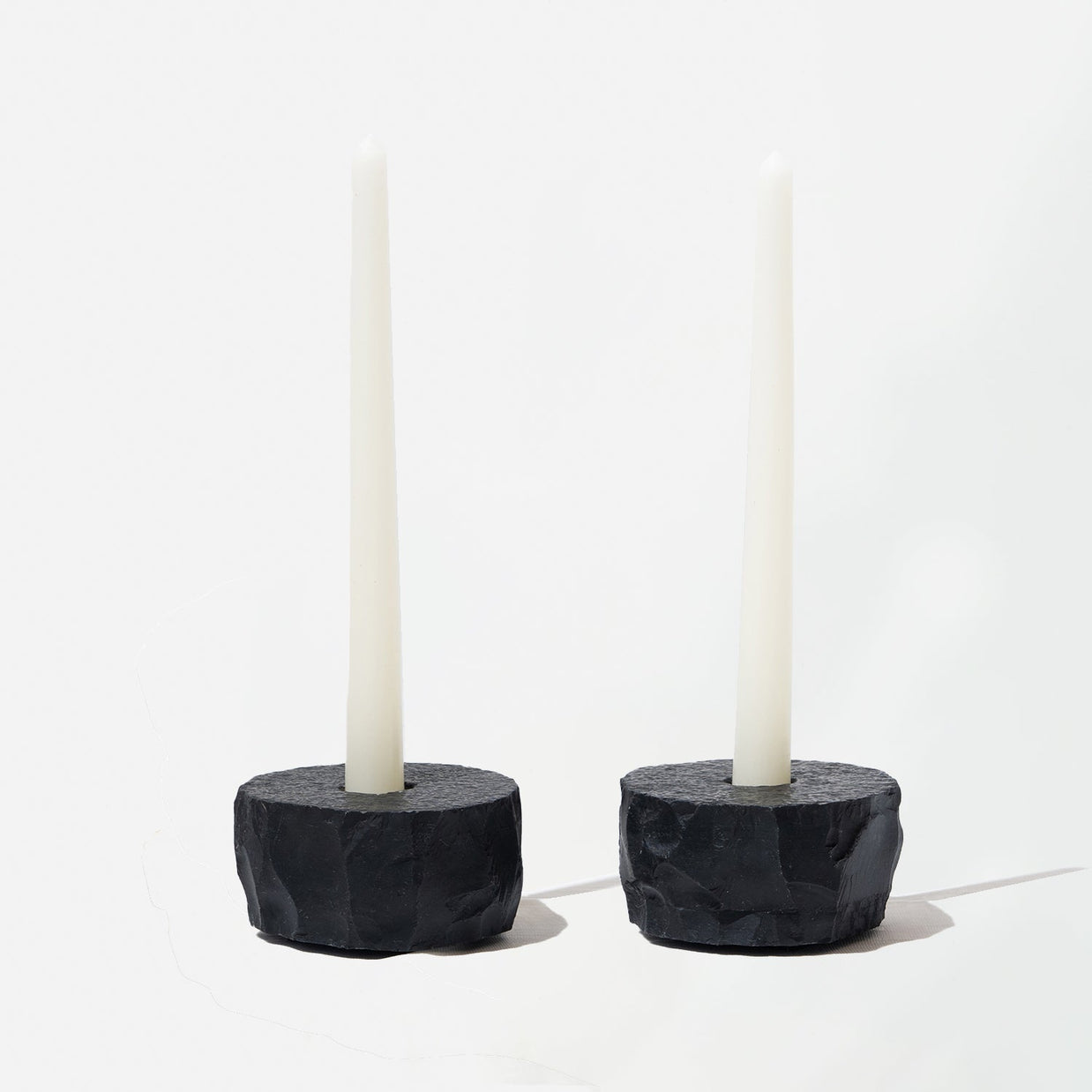 Slate Round Candle Holder