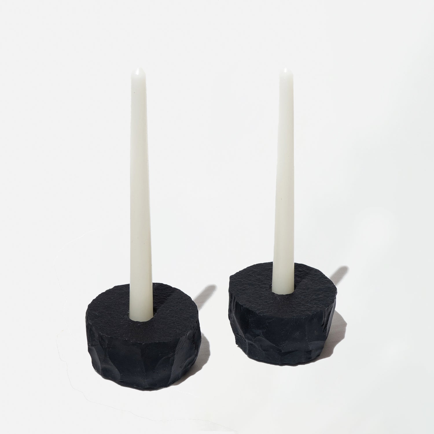 Slate Round Candle Holder