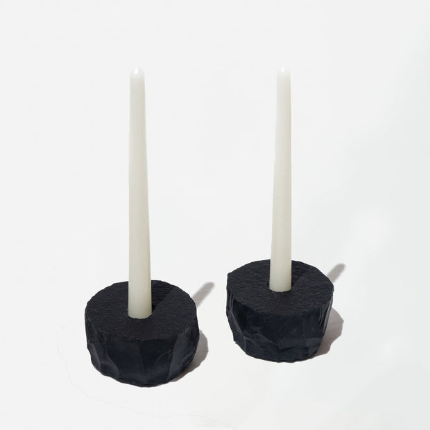 Slate Round Candle Holder