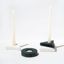 Triangle Marble Candle Holder