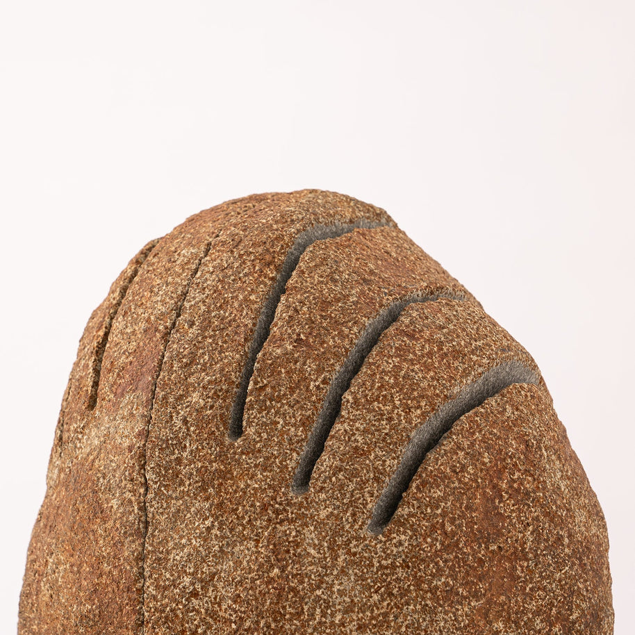 Striped Boulder Lamp