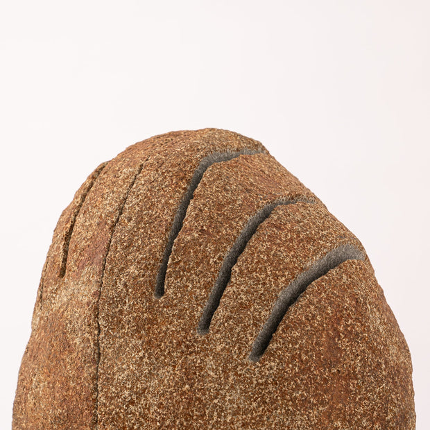 Striped Boulder Lamp