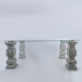 Temple Pedestal Dining Table