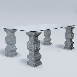 Temple Pedestal Dining Table