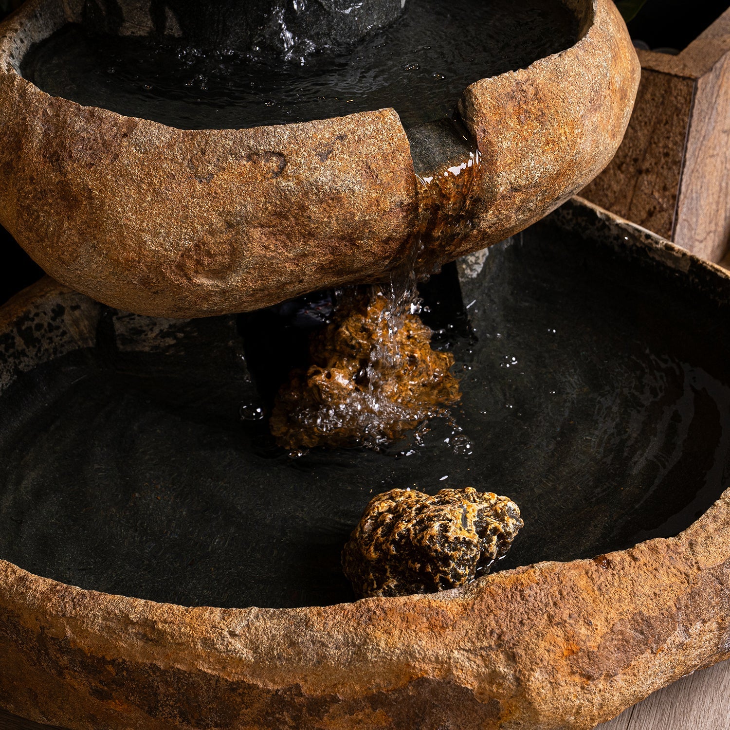 Cascade Fountain Trio