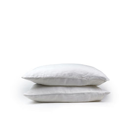 White pillow covers