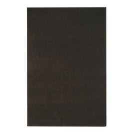I C O N - C H O C O L A T E luxury handmade rug by Cherom, black New Zealand wool, modern design.