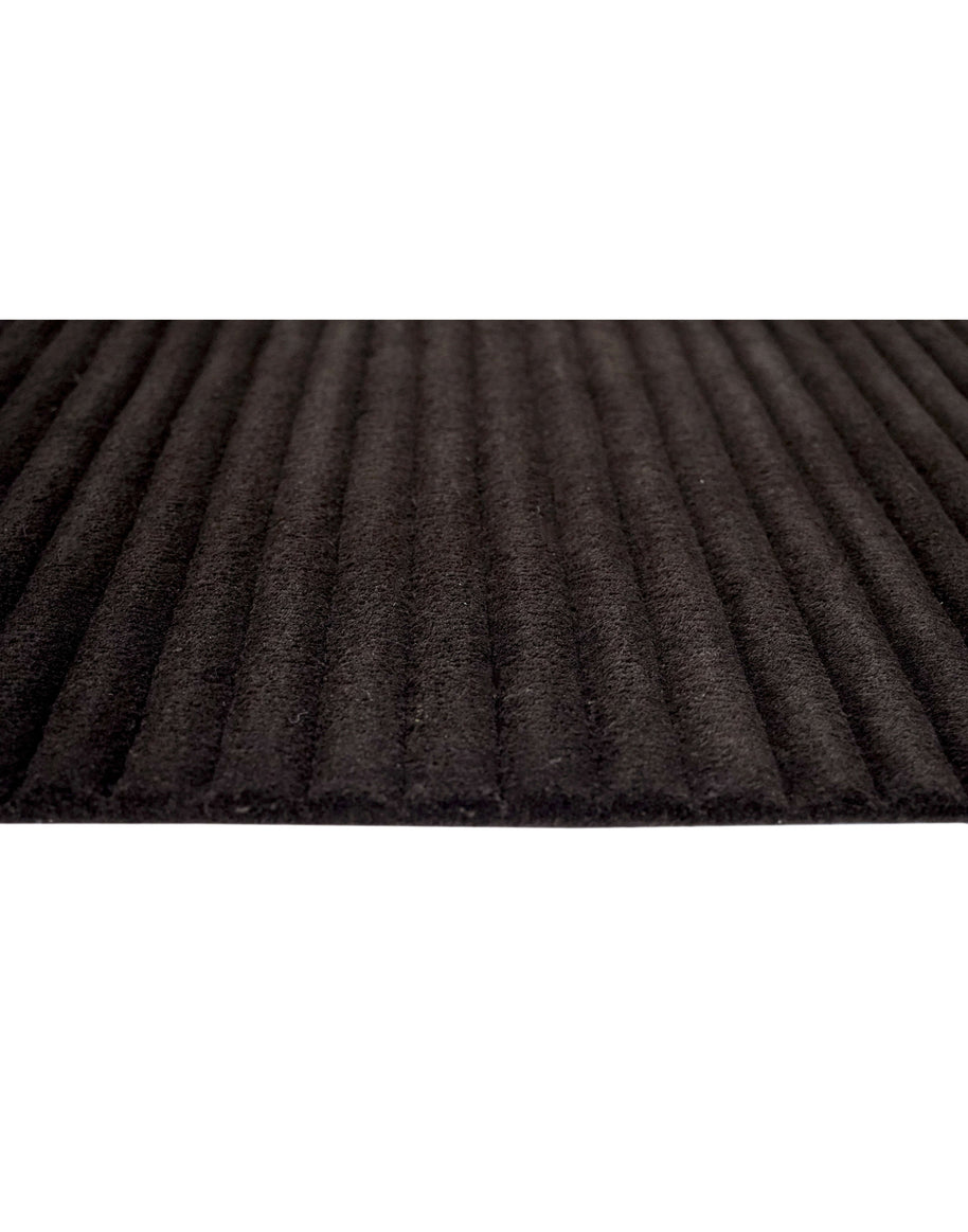 S C U L P T E D - C O R D U O Y luxury handmade rug by Cherom, modern design in soft New Zealand wool.