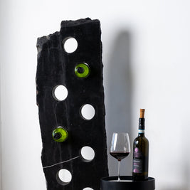 Boulder Marble Wine Rack